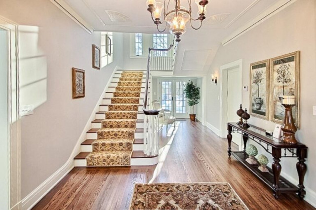 Georgian Colonial Restoration Traditional Staircase Cleveland By Alberino Construction