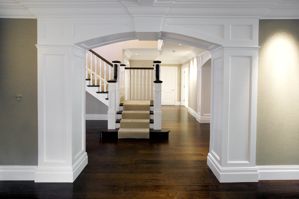 This is an example of a classic staircase in Surrey.