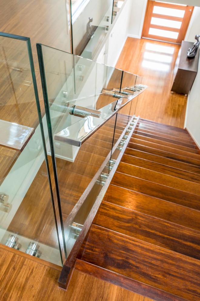 Glass Balustrades - Contemporary - Staircase - Brisbane - by Miami ...