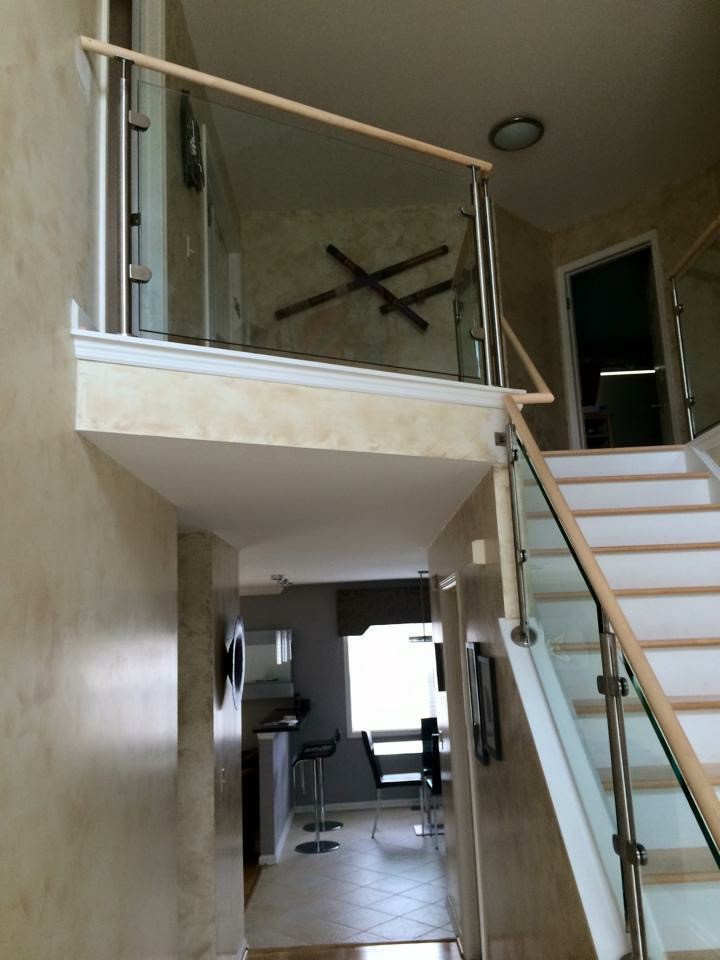 Glass railing - Contemporary - Staircase - Philadelphia - by Capozzoli ...