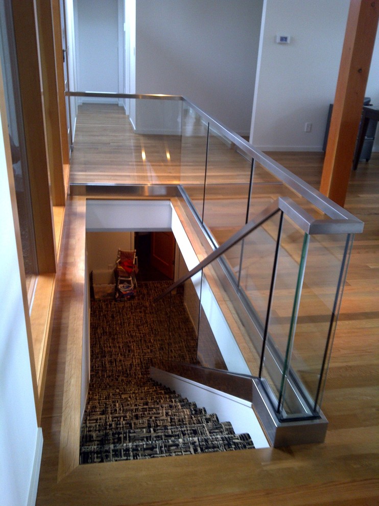 Glass Railings - Staircase - Seattle - by Apex Railing Solutions | Houzz