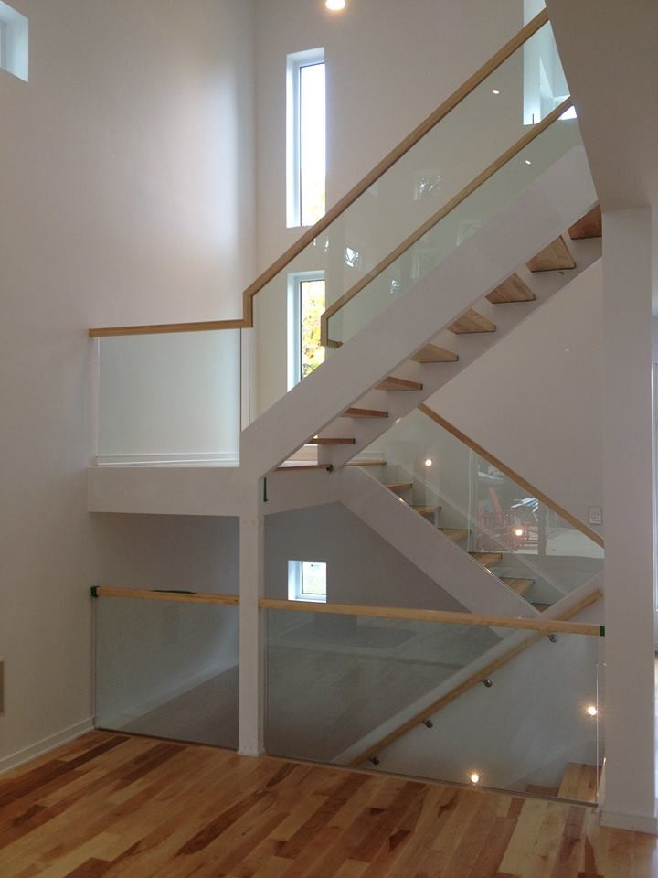 Glass Railings By Accurate Stairs & Railings Staircase Ottawa by