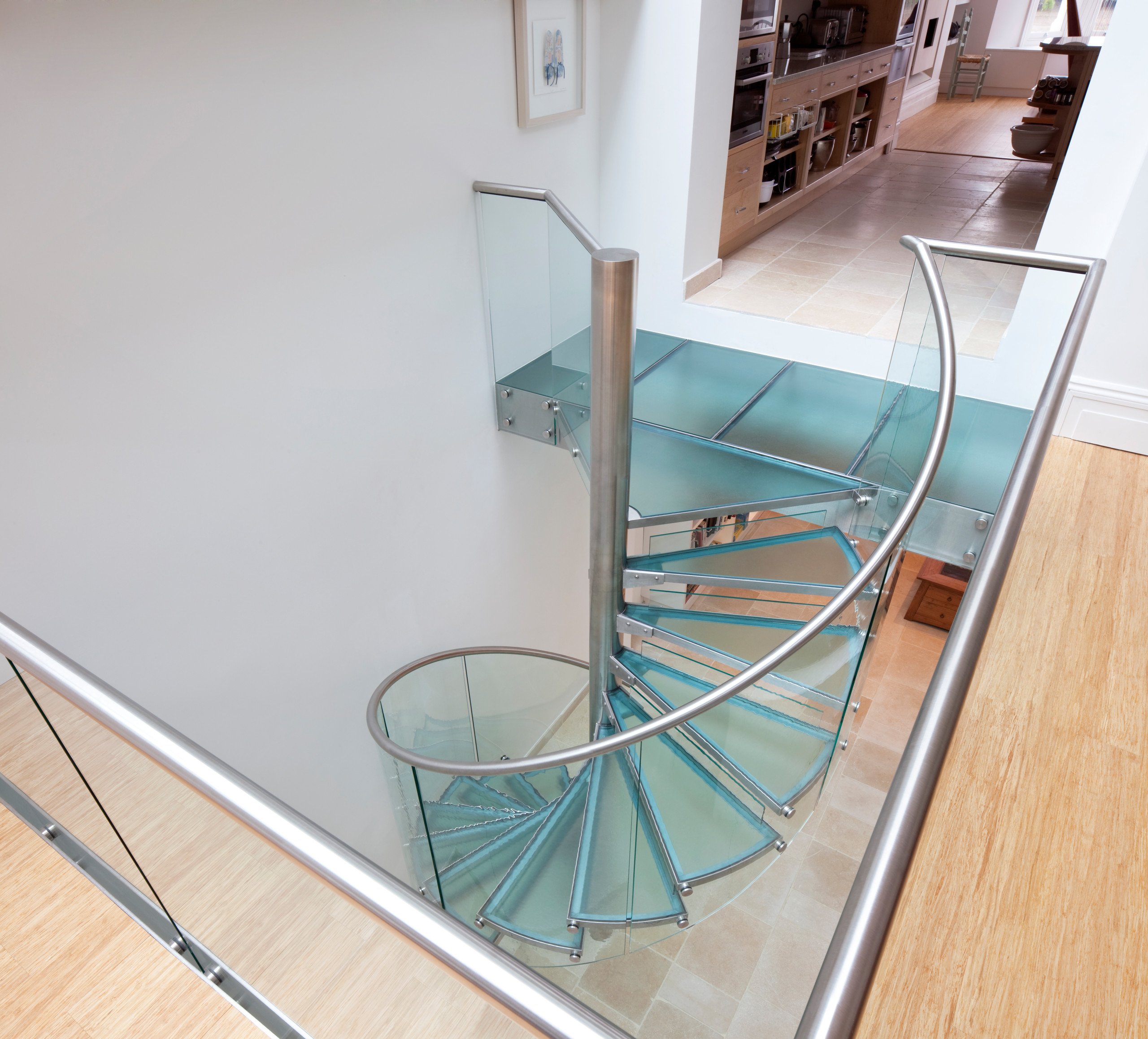 Glass Spiral Staircase - Photos & Ideas | Houzz