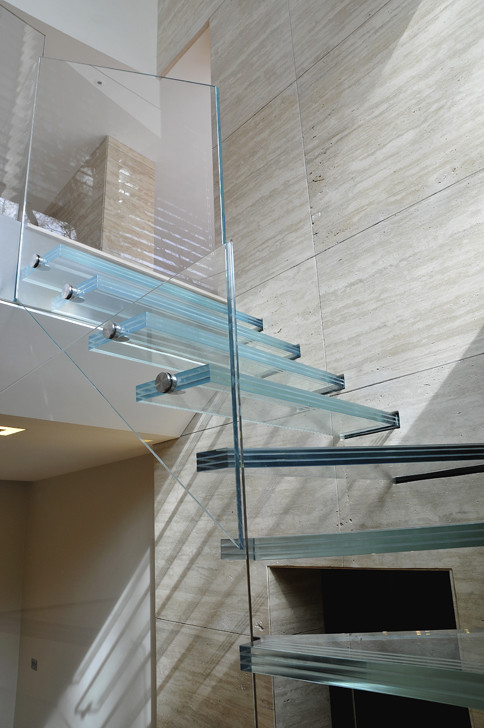 Photo of a modern staircase in London.
