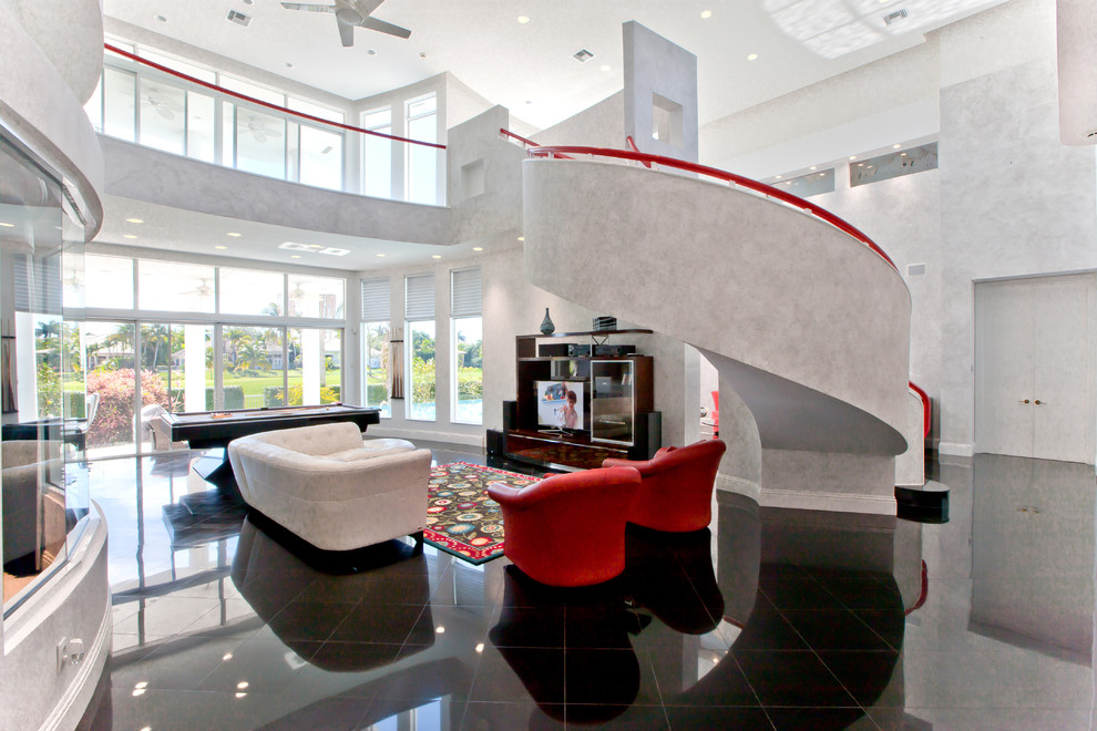 Design ideas for a contemporary staircase in Miami.