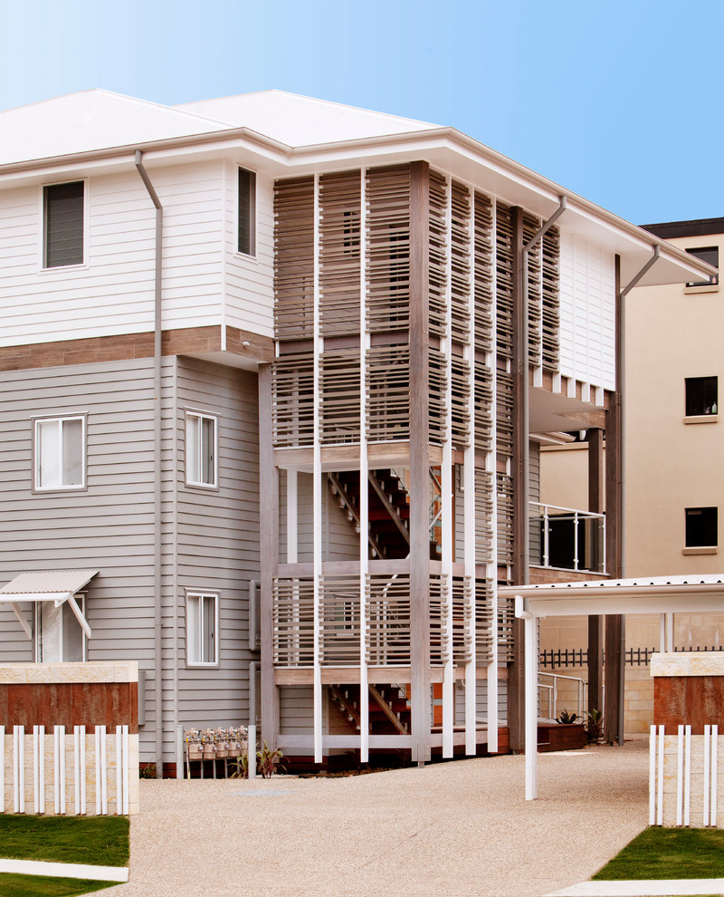 Goodwin Tce Beach Style Staircase Gold Coast Tweed by Habitat