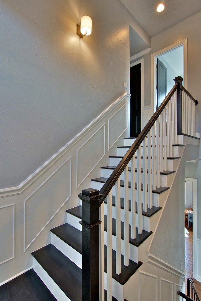 Inspiration for a traditional staircase in Austin.