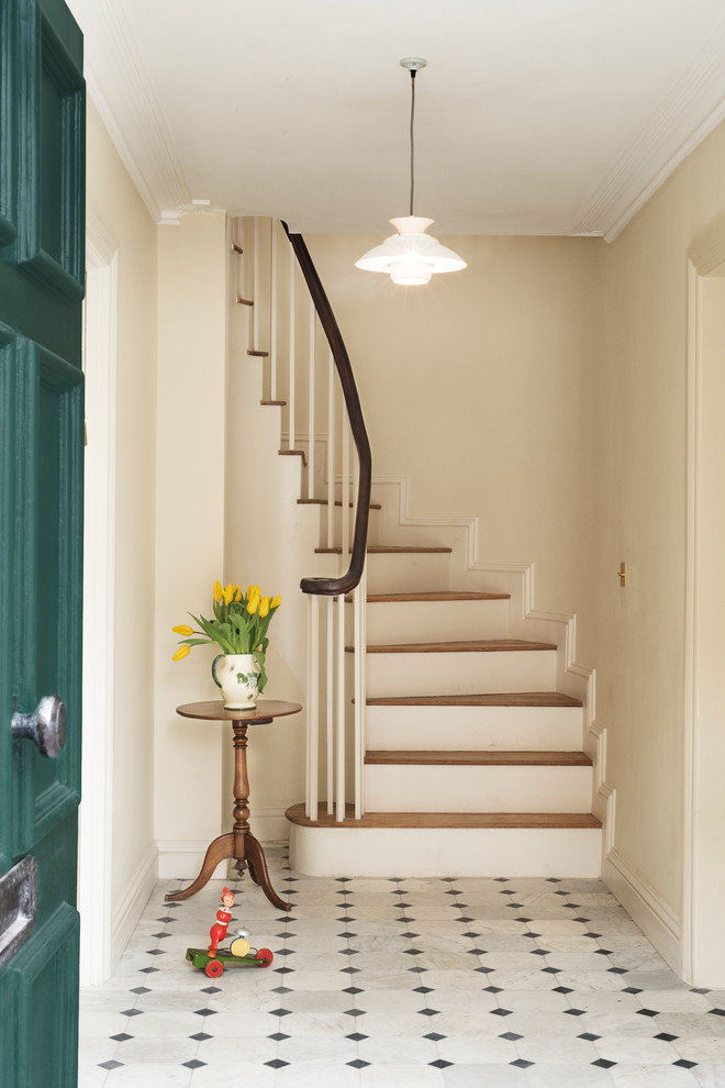 Example of a classic staircase design in London