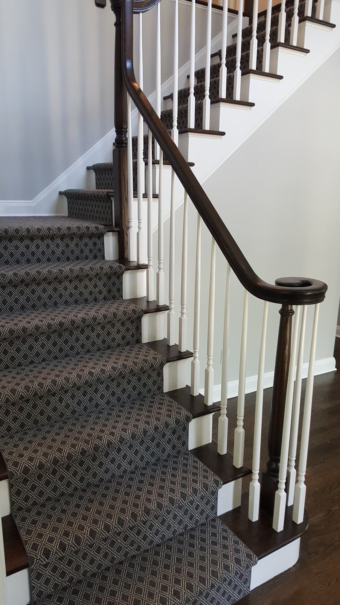 Carpet Stairs Wood Floor Transition - Photos & Ideas | Houzz