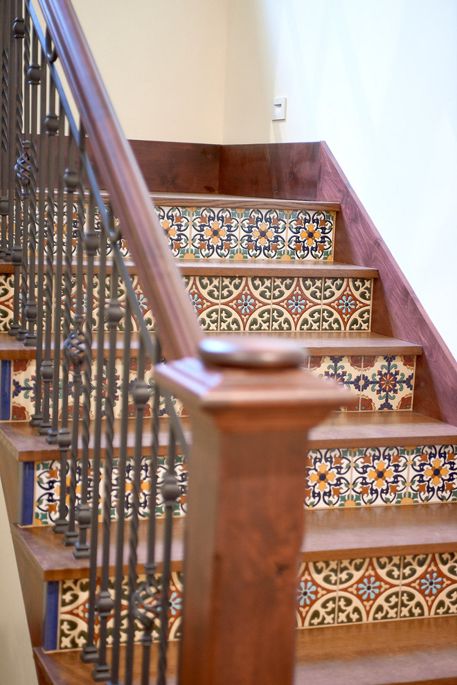 Example of a classic staircase design in San Francisco