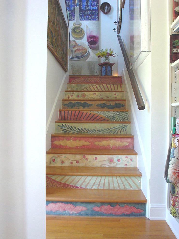 Staircase - eclectic staircase idea in Los Angeles