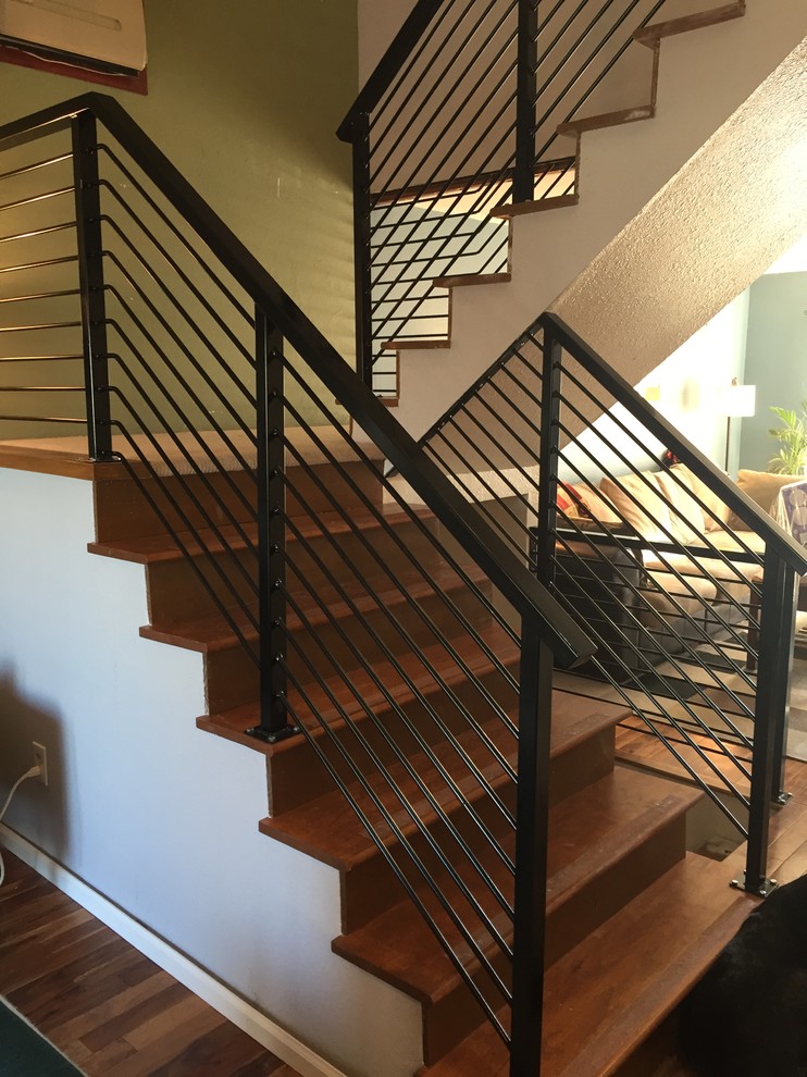 Пример оригинального дизайна: лестница в стиле лофт