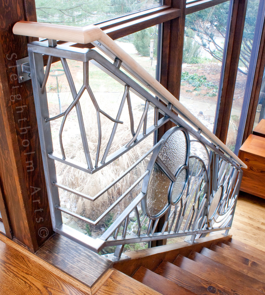 Handrails - Eclectic - Staircase - Baltimore - by Sleightholm Arts | Houzz