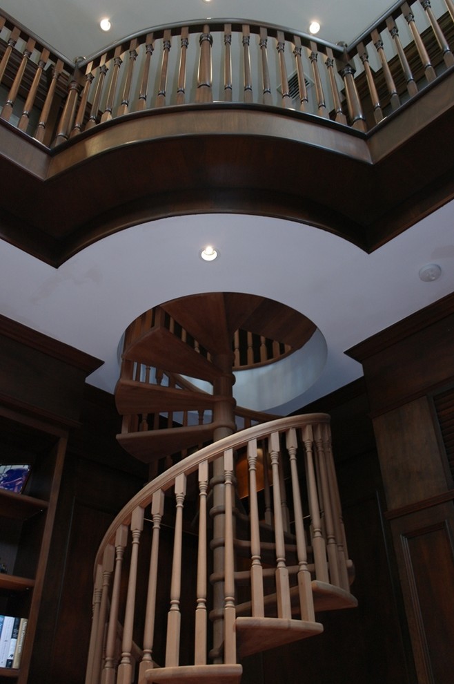 This is an example of a classic staircase in Miami.