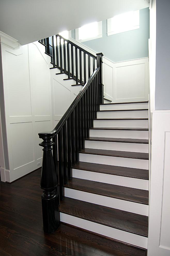 Inspiration for a craftsman staircase remodel in Houston