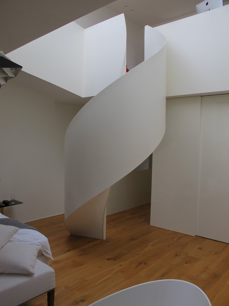 Helical shell type staircase - Contemporary - Staircase - London - by ...