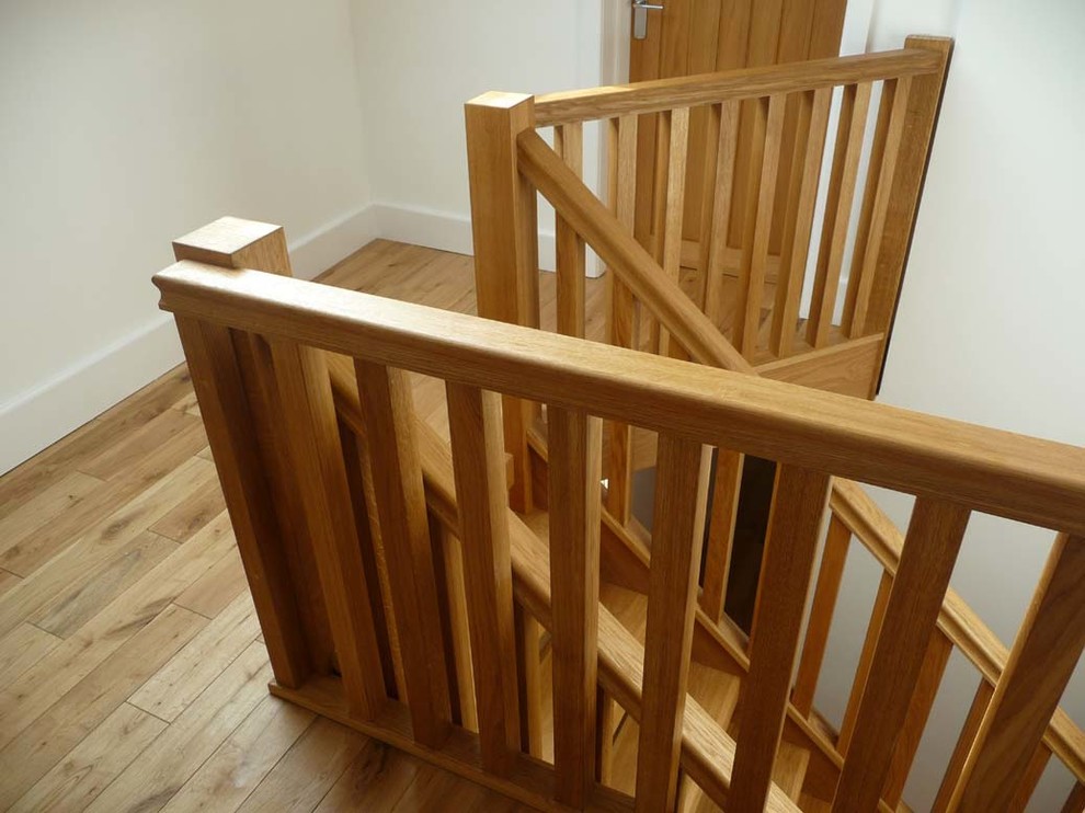 This is an example of a traditional staircase in West Midlands.