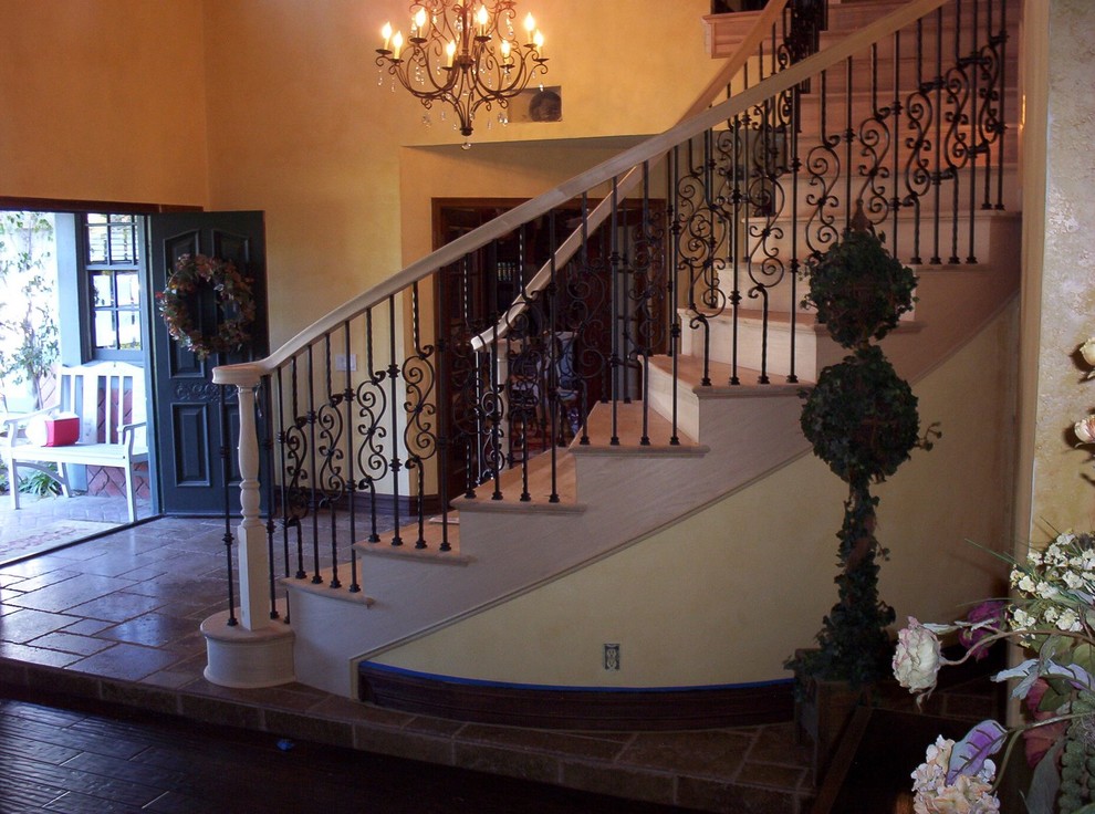 Example of a classic staircase design in Denver