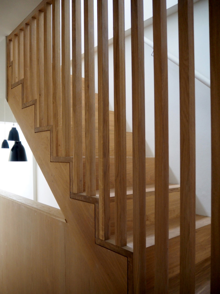 Exemple d'un escalier scandinave.