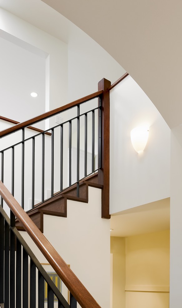 Example of a trendy staircase design in Burlington