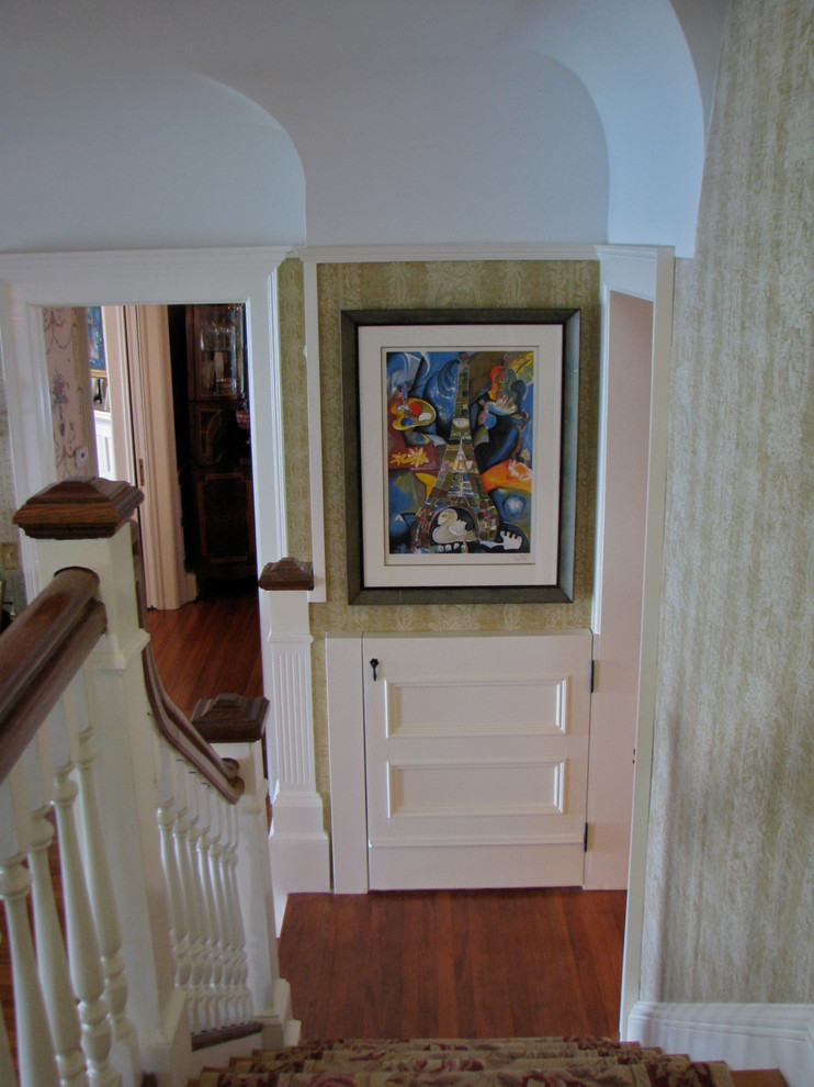 Inspiration for a timeless staircase remodel in New York