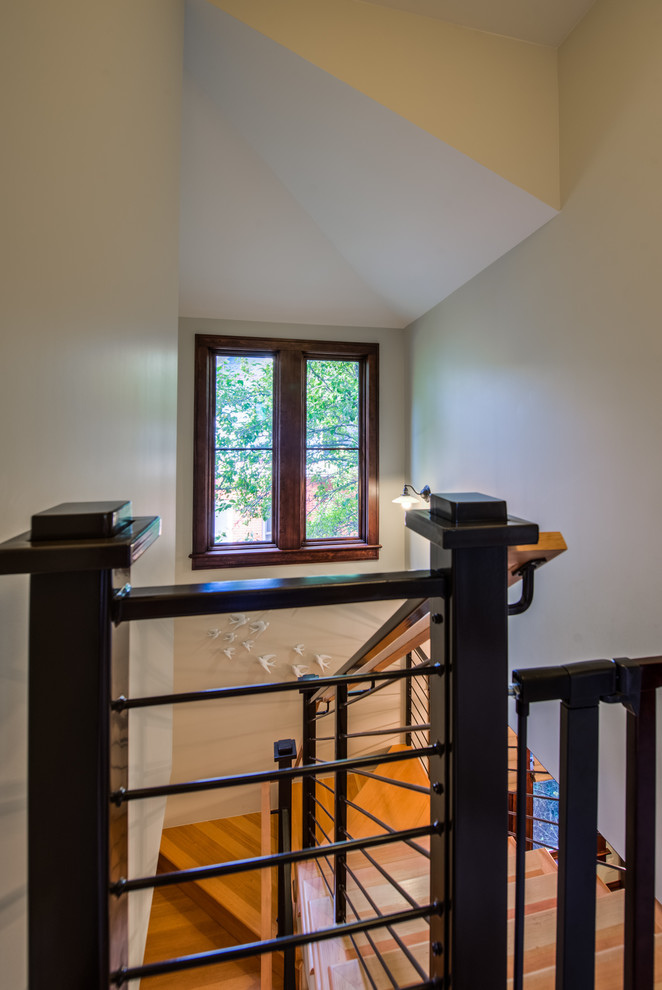 Historic Two Story Home Transitional Staircase Denver by