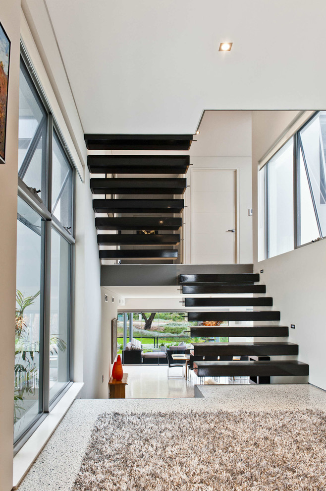 This is an example of a modern staircase in Perth.