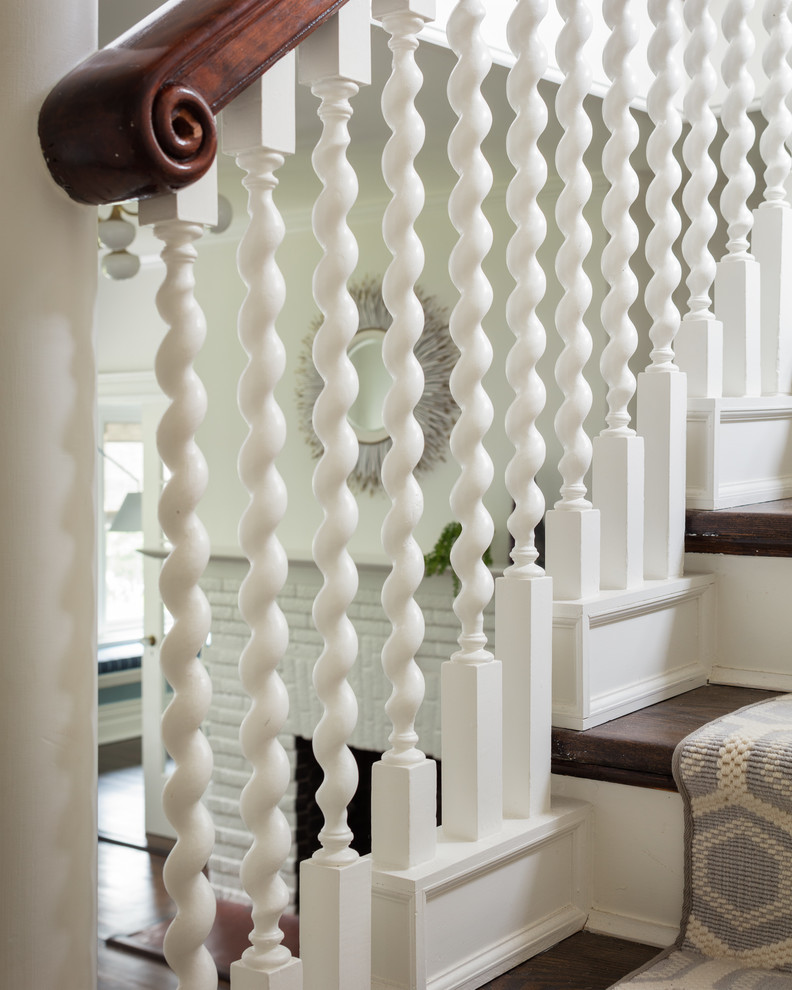 Inspiration for a large contemporary staircase remodel in New York