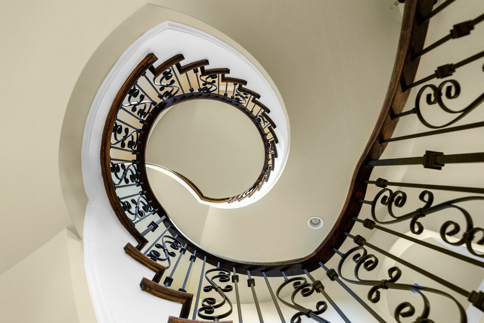Design ideas for a mediterranean staircase in Charlotte.