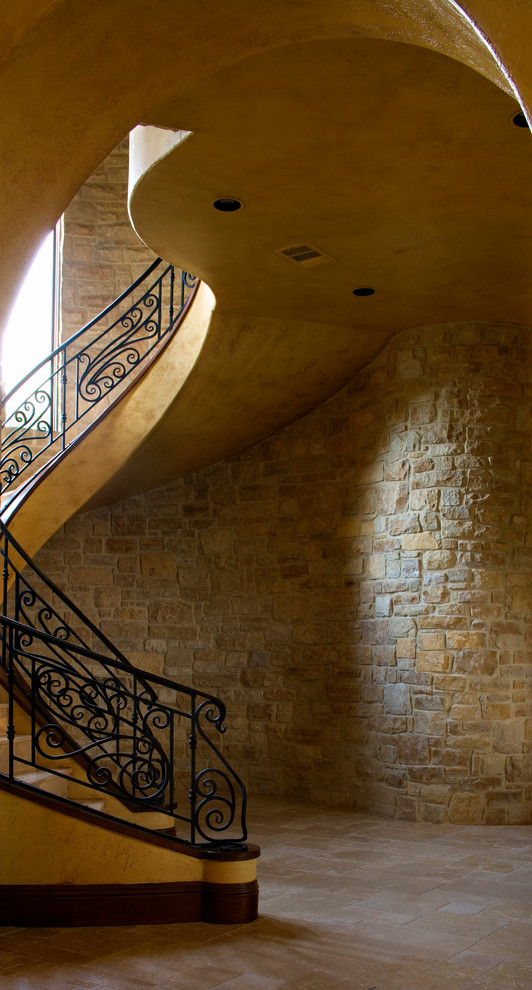 Design ideas for a mediterranean staircase in Austin.