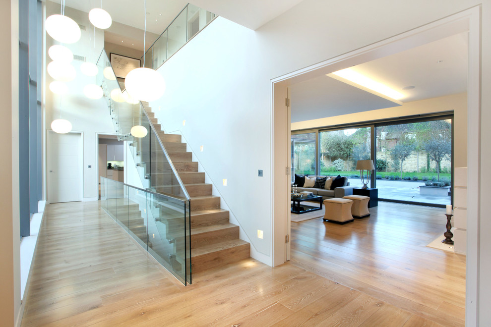 Inspiration for a modern staircase remodel in London