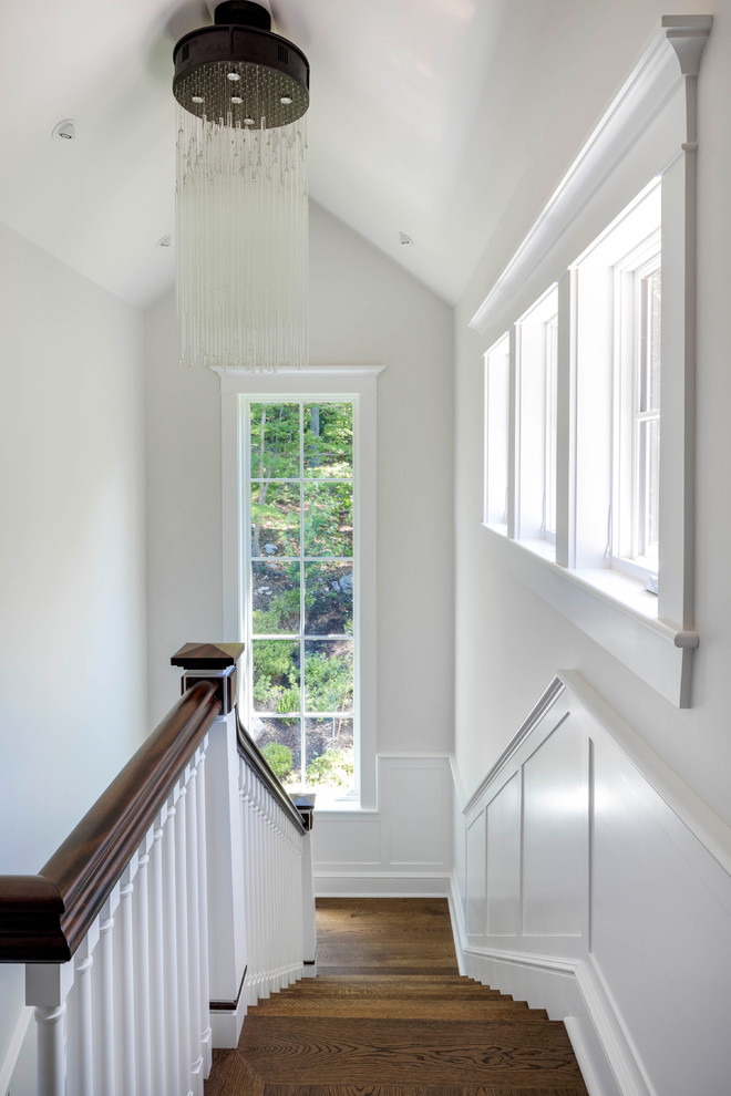 Inspired Shingle Style - Traditional - Staircase - Boston - by ...