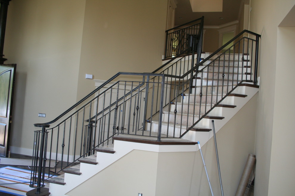 Example of a classic staircase design in Seattle