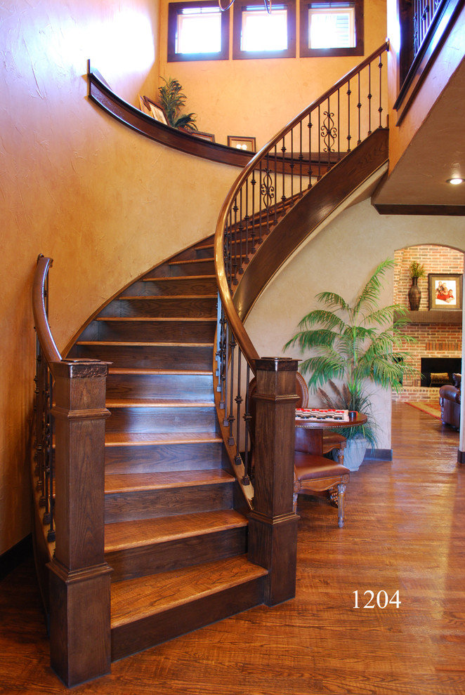 Bohemian staircase in Little Rock.