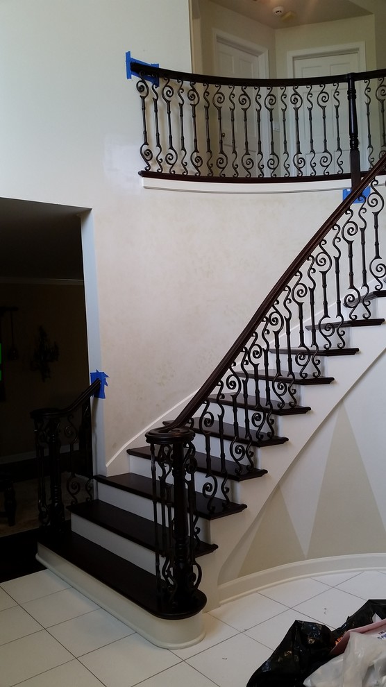 Пример оригинального дизайна: лестница в стиле ретро