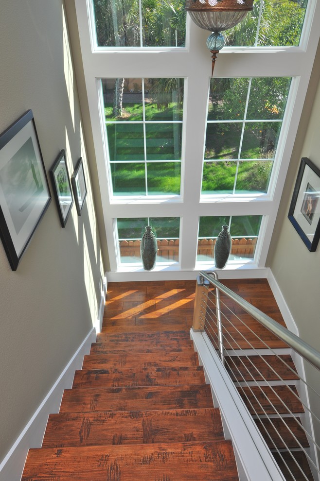 This is an example of a contemporary staircase in Tampa.