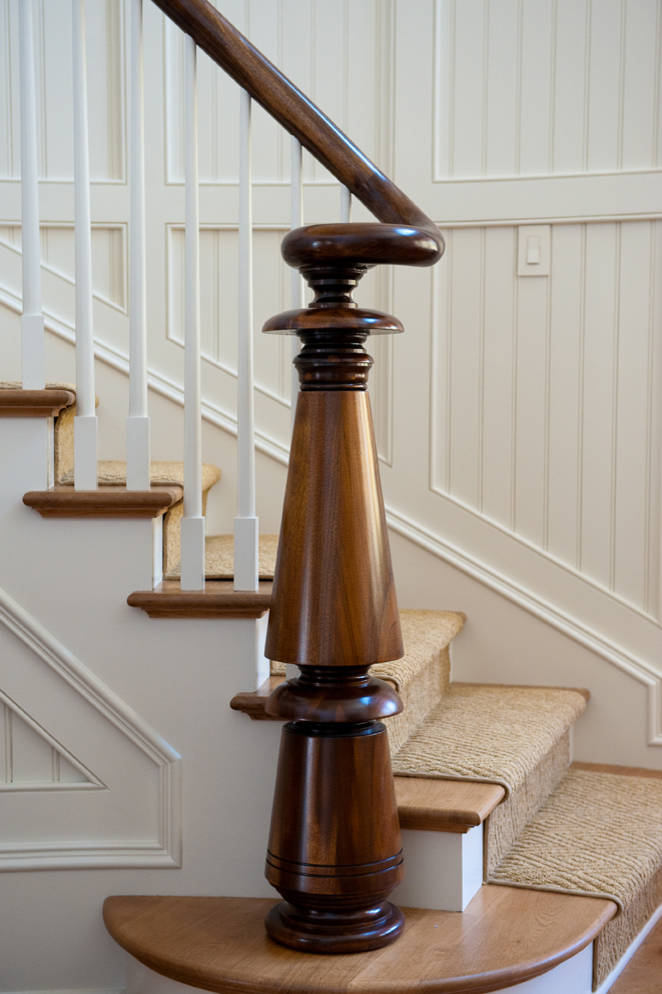 Volute With Newel Post Houzz