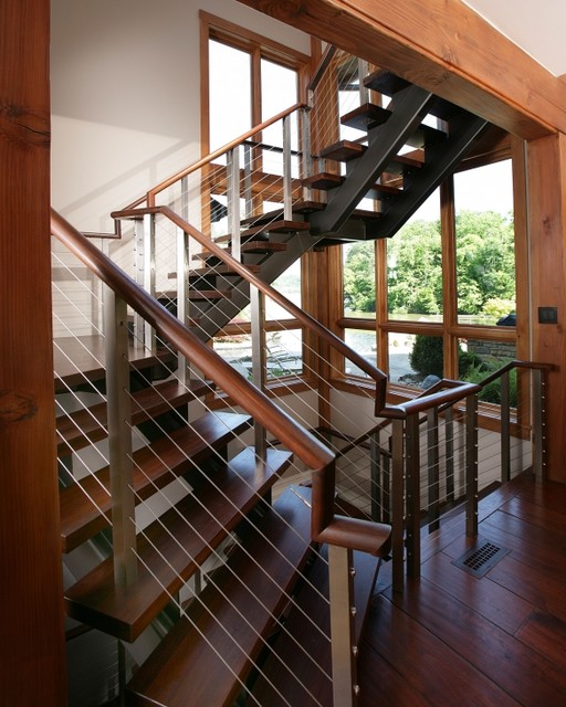 Knoxville House on the Lake Craftsman Staircase Other by Schmid