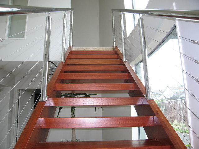 Kwila Staircase - Contemporary - Staircase - Hamilton - by Top Flyte  Systems | Houzz