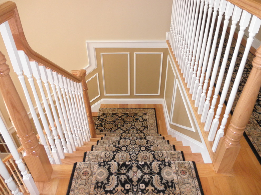 L shaped Staircase - Traditional - Staircase - Boston - by Broughton ...