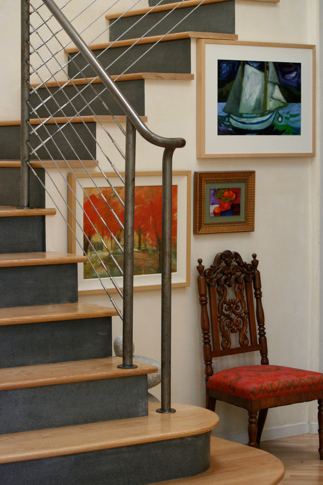 Exempel på en eklektisk trappa