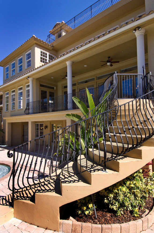 Lake Keystone Estate Traditional Staircase Tampa by Gray Family