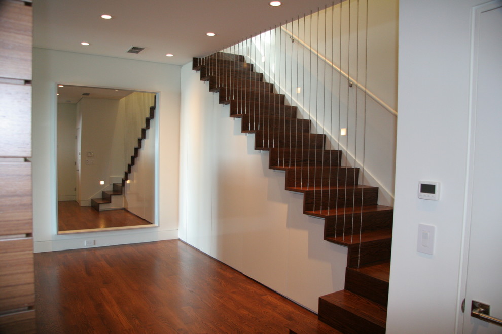 Staircase - contemporary staircase idea in Atlanta