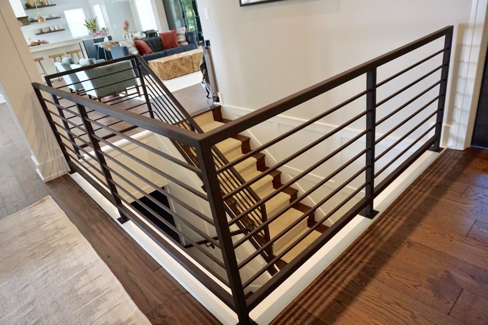 Lakehouse Railing system Contemporary Staircase Columbus by