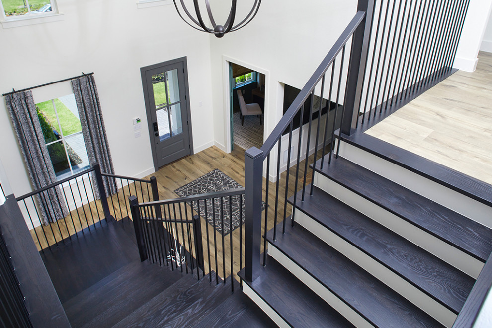 Lakes at Legacy in Prosper, TX // Shaddock Homes Staircase Dallas by Shaddock Homes Houzz