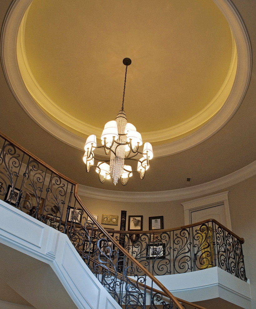Example of a classic staircase design in Wilmington