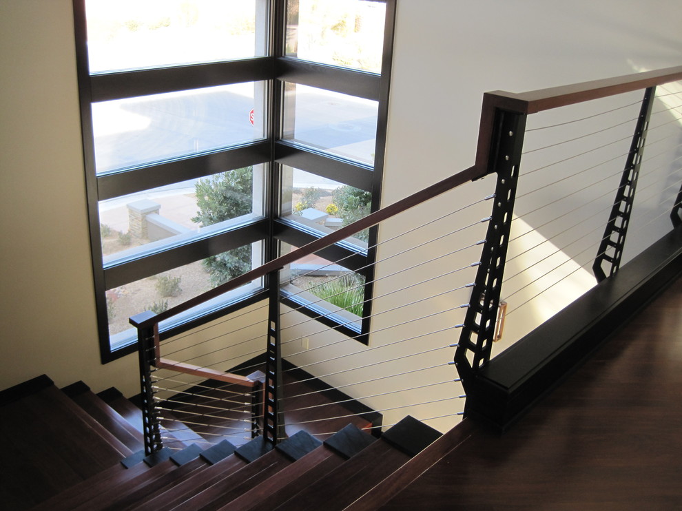 This is an example of a contemporary staircase in Las Vegas.
