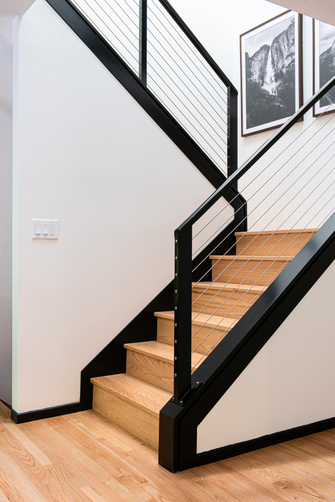 Modern staircase in Portland.