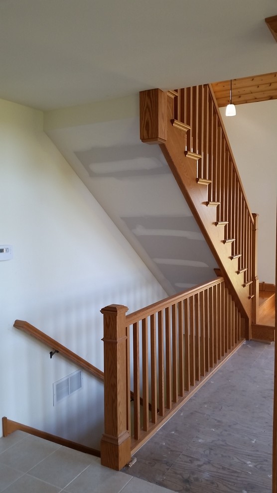 Стильный дизайн: лестница в стиле кантри - последний тренд