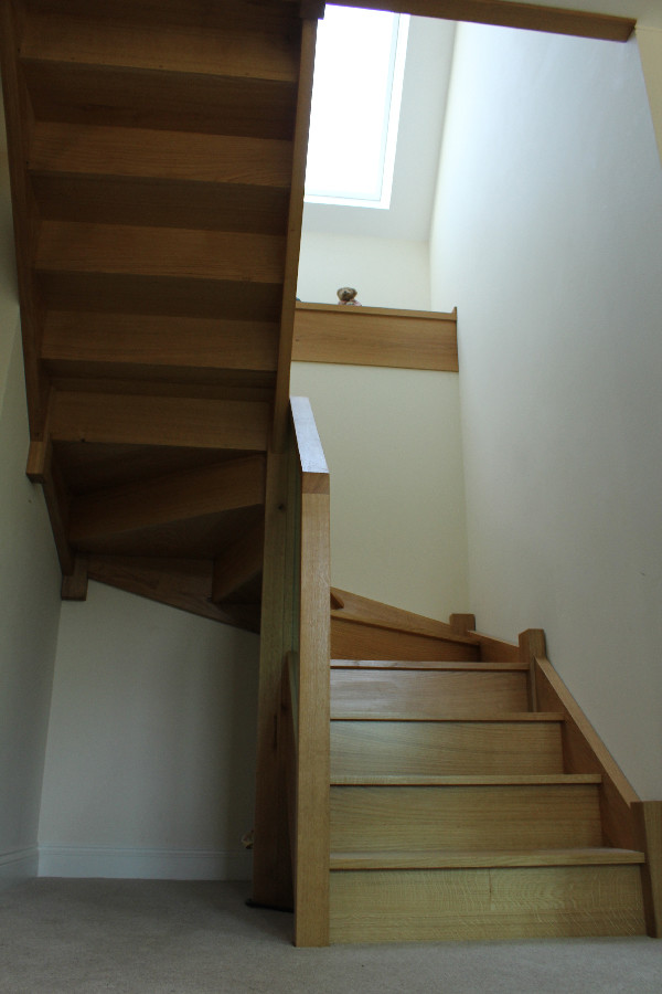 Modern inredning av en trappa